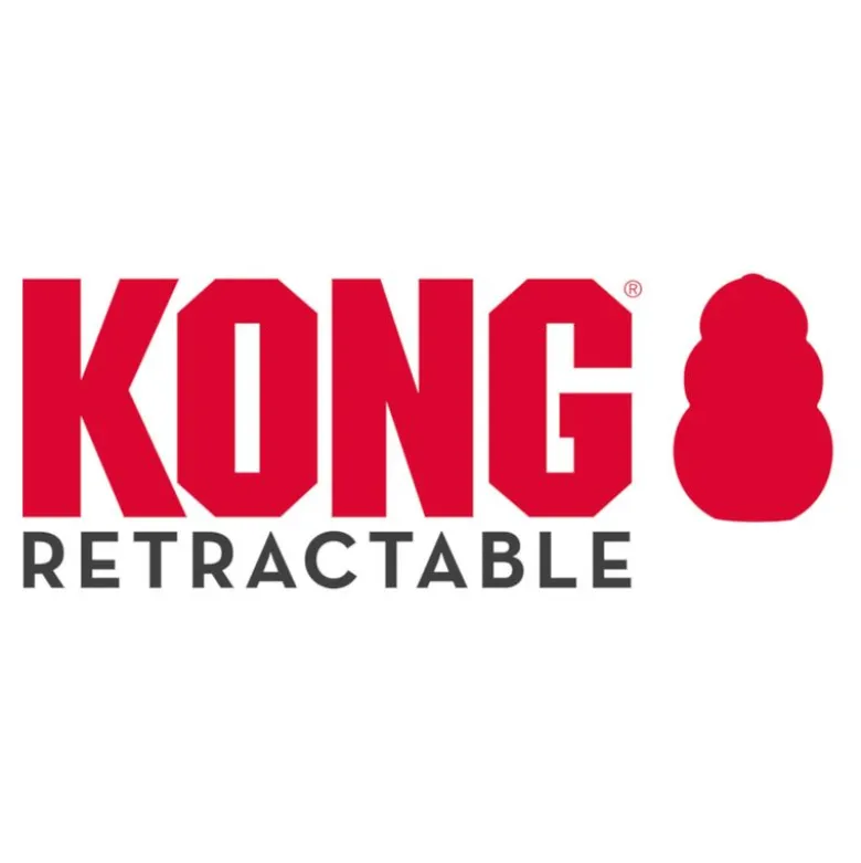 KONG Ultimate indtrækkelig snor grå