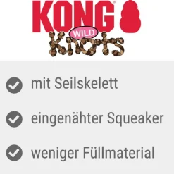 KONG WildKnots hundelegetøj Fox