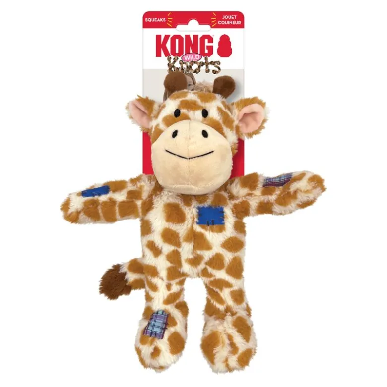 KONG WildKnots hundelegetøj Giraffe