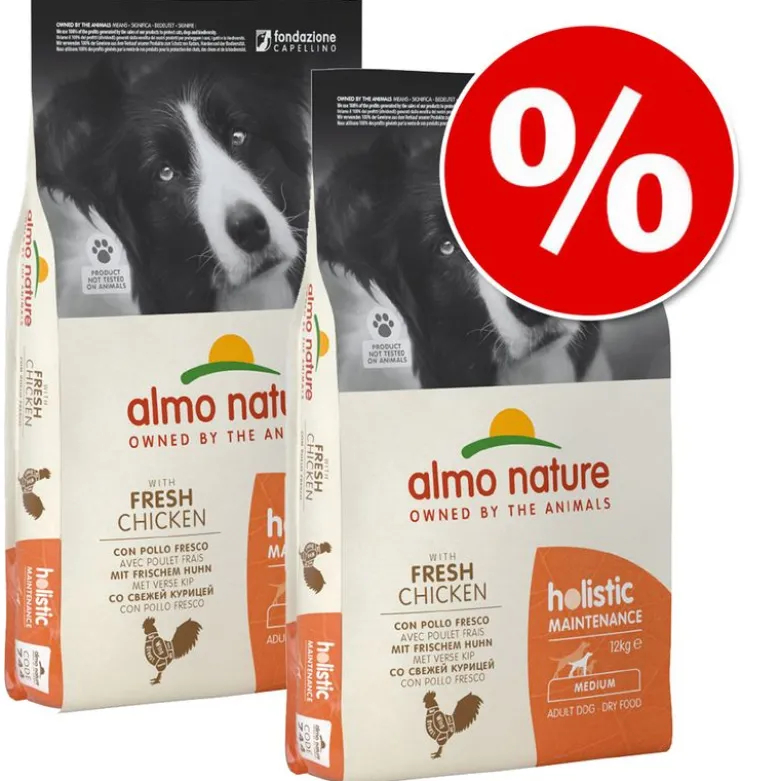 Økonomipakke: Almo Nature Holistic 2 x 12 kg