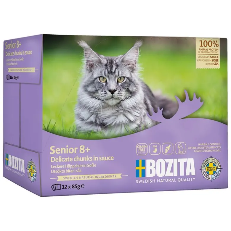 Økonomipakke Bozita Bidder i Sauce Senior 24 x 85 g