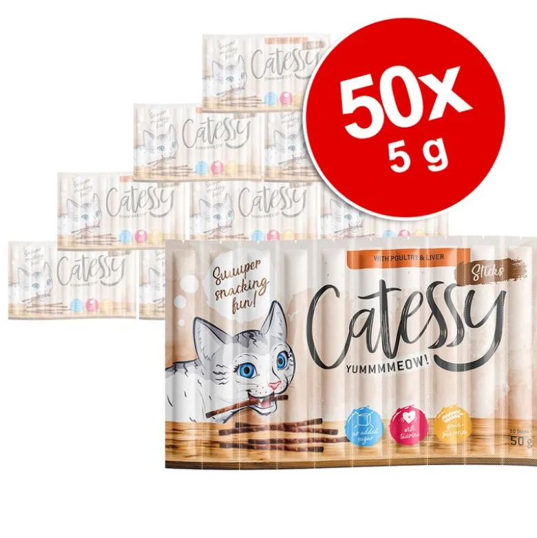 Økonomipakke: Catessy Sticks 50 x 5 g