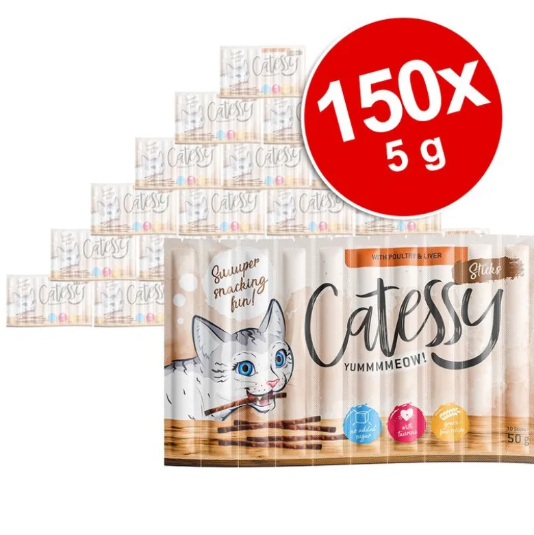 Økonomipakke: Catessy Sticks 150 x 5 g