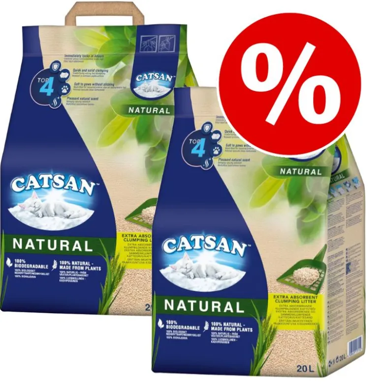 Økonomipakke: Catsan kattegrus