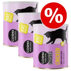 Økonomipakke: Cosma Snackies XXL Kattesnacks i Maxi Tube