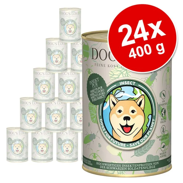 Økonomipakke Dog´s Love Insect 24 x 400 g