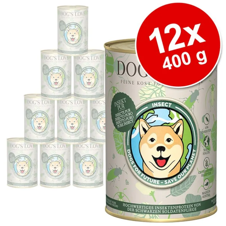 Økonomipakke Dog´s Love Insect 12 x 400 g