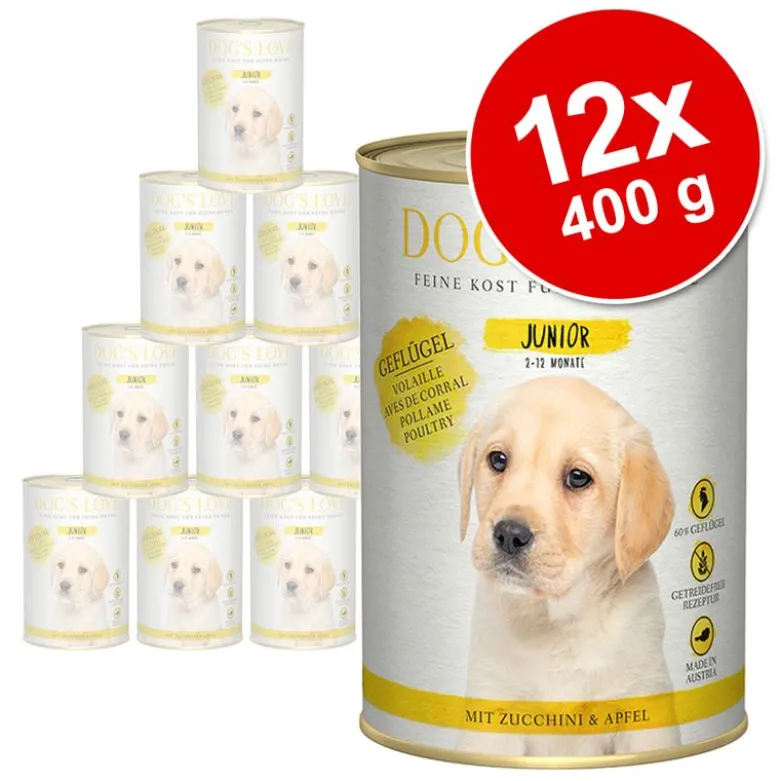 Økonomipakke Dog´s Love Junior 12 x 400 g