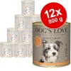 Økonomipakke Dog´s Love Senior/Light 12 x 800 g