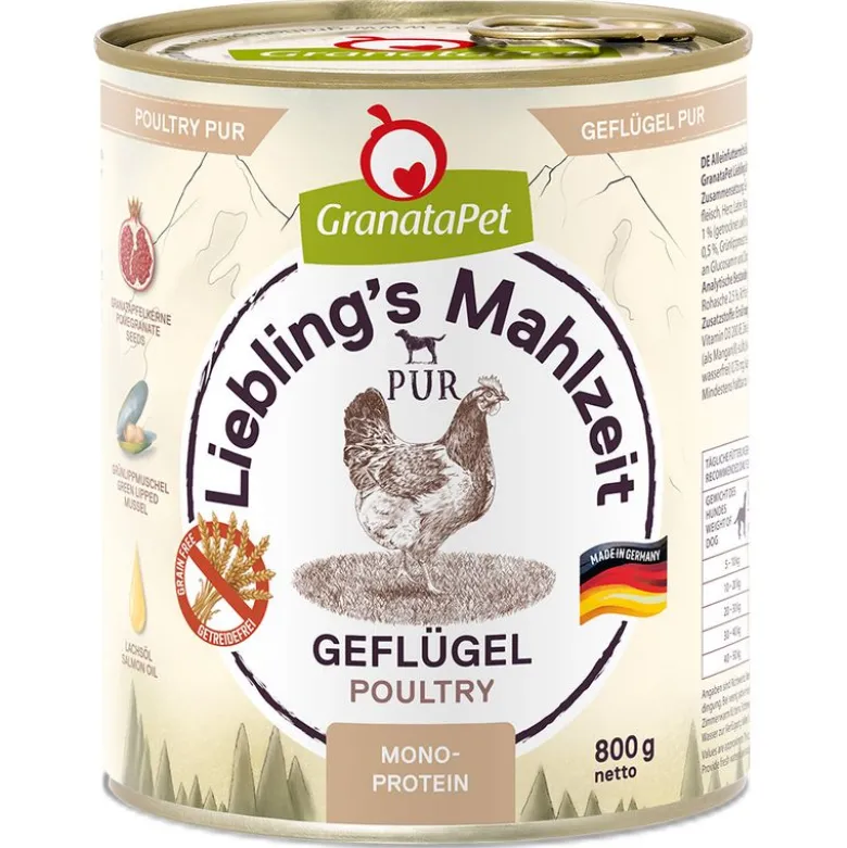 Økonomipakke GranataPet Liebling's Måltid PUR 24 x 800 g