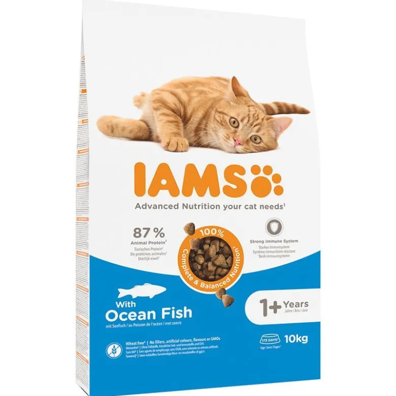 Økonomipakke: IAMS tørfoder til katte 2 x 10/15 kg