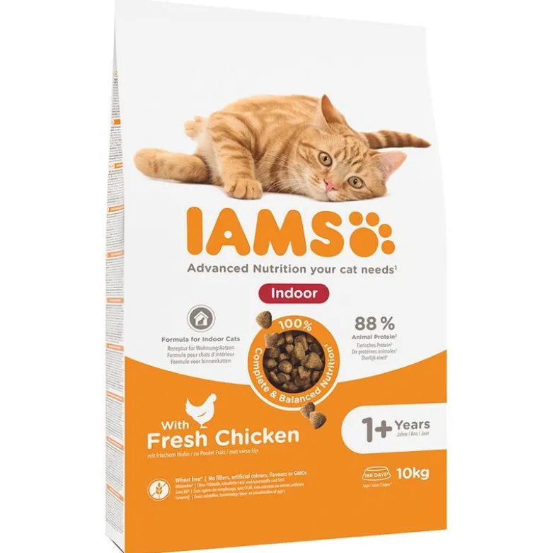 Økonomipakke: IAMS tørfoder til katte 2 x 10/15 kg