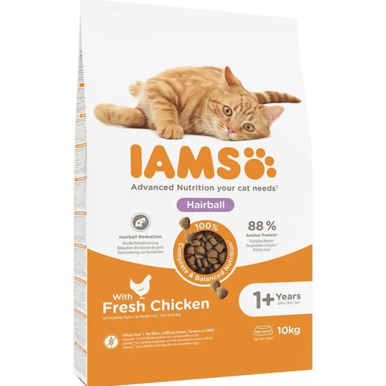 Økonomipakke: IAMS tørfoder til katte 2 x 10/15 kg
