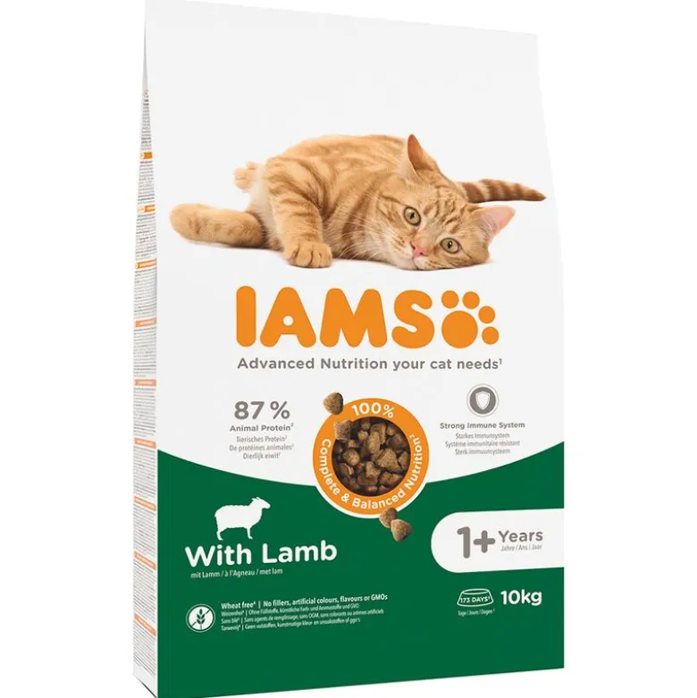 Økonomipakke: IAMS tørfoder til katte 2 x 10/15 kg