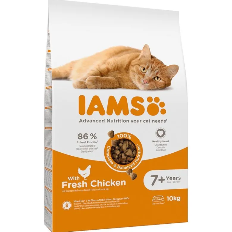 Økonomipakke: IAMS tørfoder til katte 2 x 10/15 kg