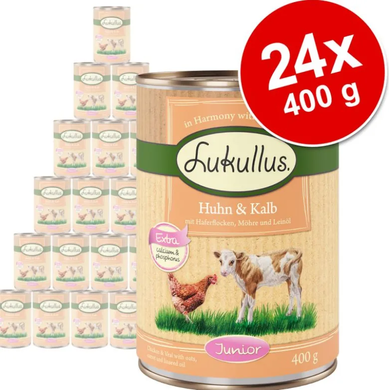 Økonomipakke Lukullus Junior 24 x 400 g