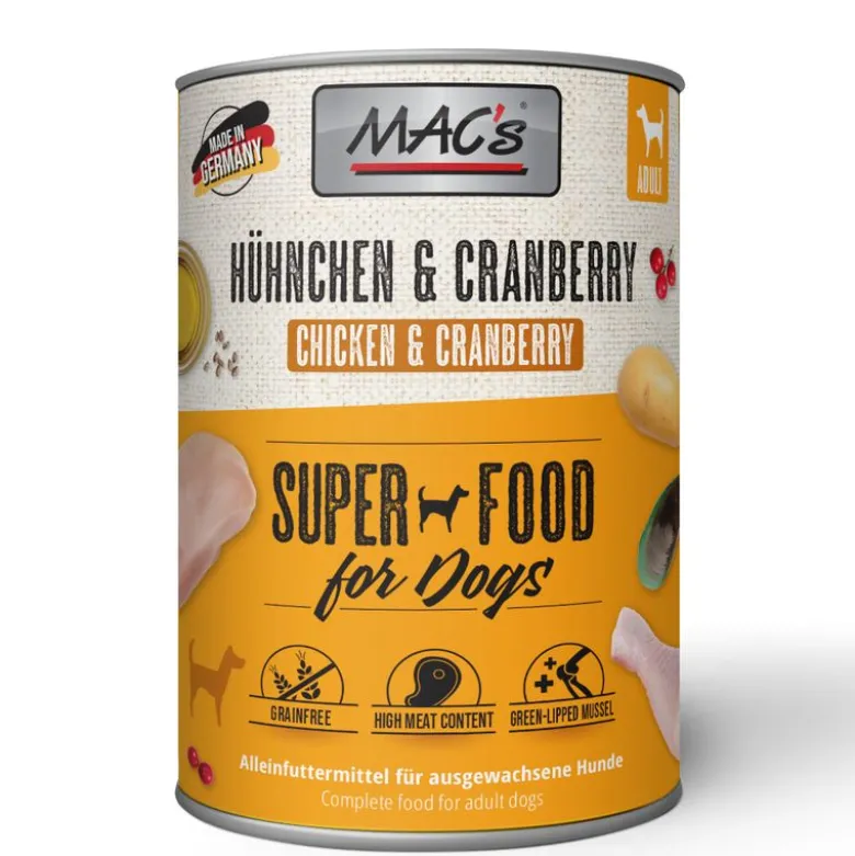 Økonomipakke MAC's Adult Superfood 24 x 400 g
