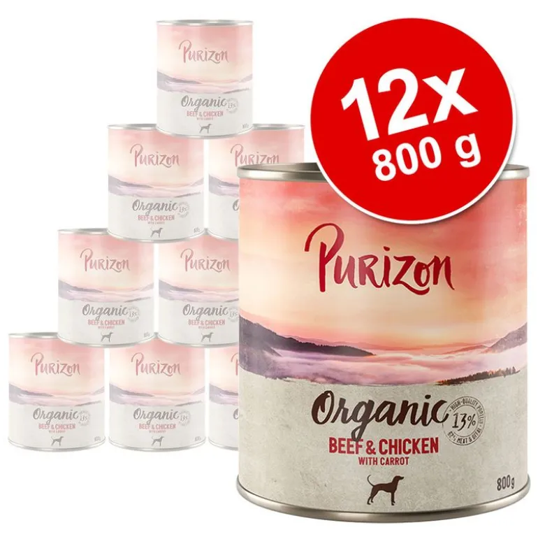 Økonomipakke: Purizon Organic 12 x 800 g