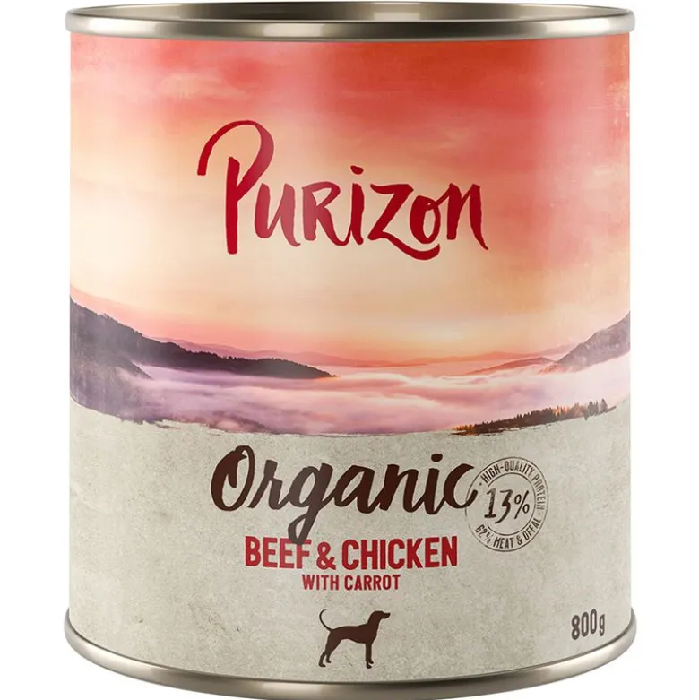 Økonomipakke: Purizon Organic 12 x 800 g