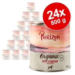 Økonomipakke: Purizon Organic 24 x 800 g