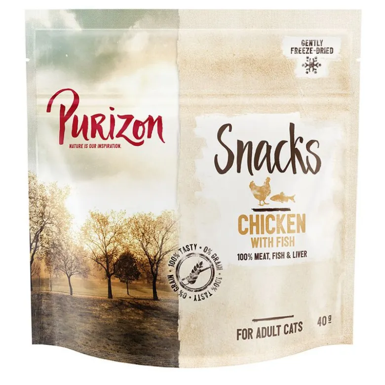 Økonomipakke: Purizon Snack 3 x 40 g