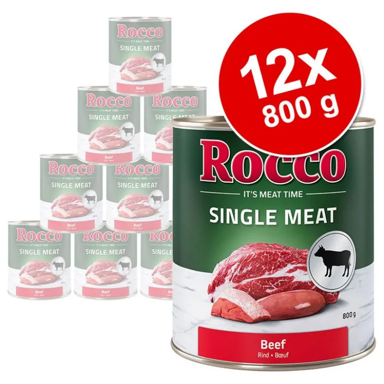Økonomipakke: Rocco Single Meat 12 x 800 g