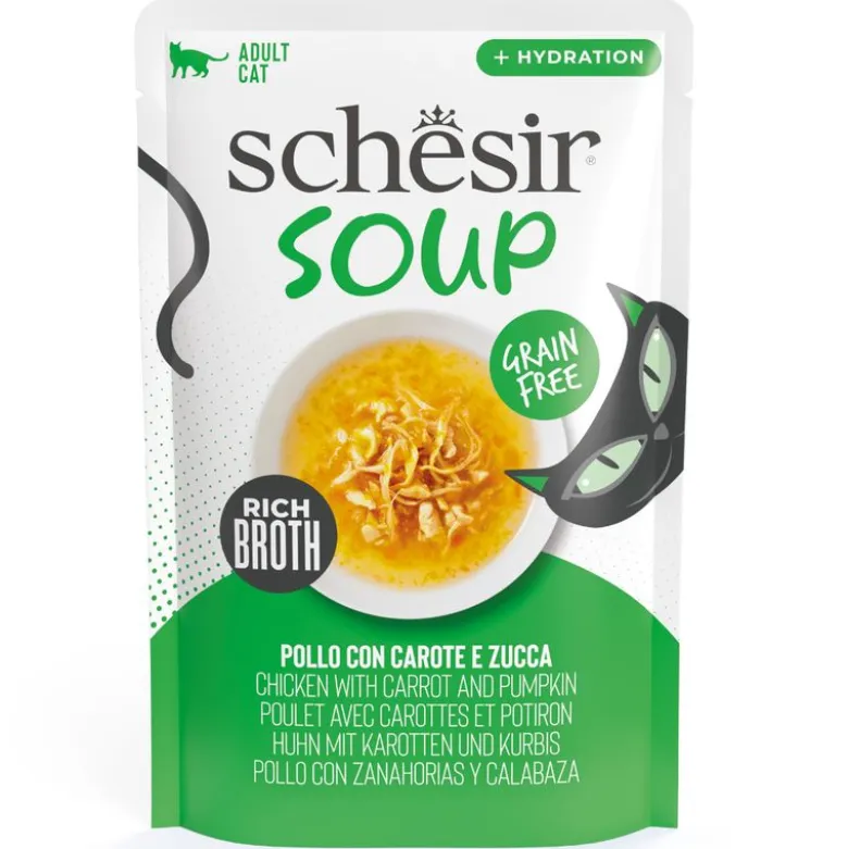 Økonomipakke Schesir Kattesuppe 24 x 40 g