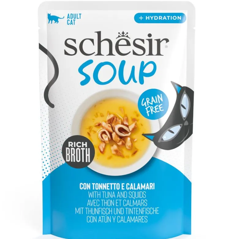 Økonomipakke Schesir Kattesuppe 24 x 40 g