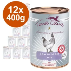 Økonomipakke Terra Canis Alimentum Veterinarium Low Protein 12 x 400 g