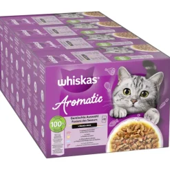 Økonomipakke: Whiskas 1+ Aromatic Selection 96 x 85 g