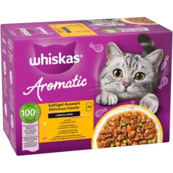 Økonomipakke: Whiskas 1+ Aromatic Selection 96 x 85 g
