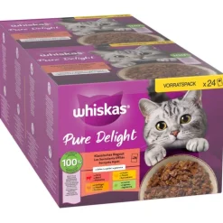 Økonomipakke: Whiskas Pure Delight portionsposer 96 x 85 g