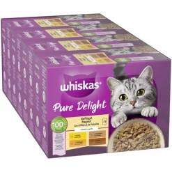 Økonomipakke: Whiskas Pure Delight portionsposer 96 x 85 g