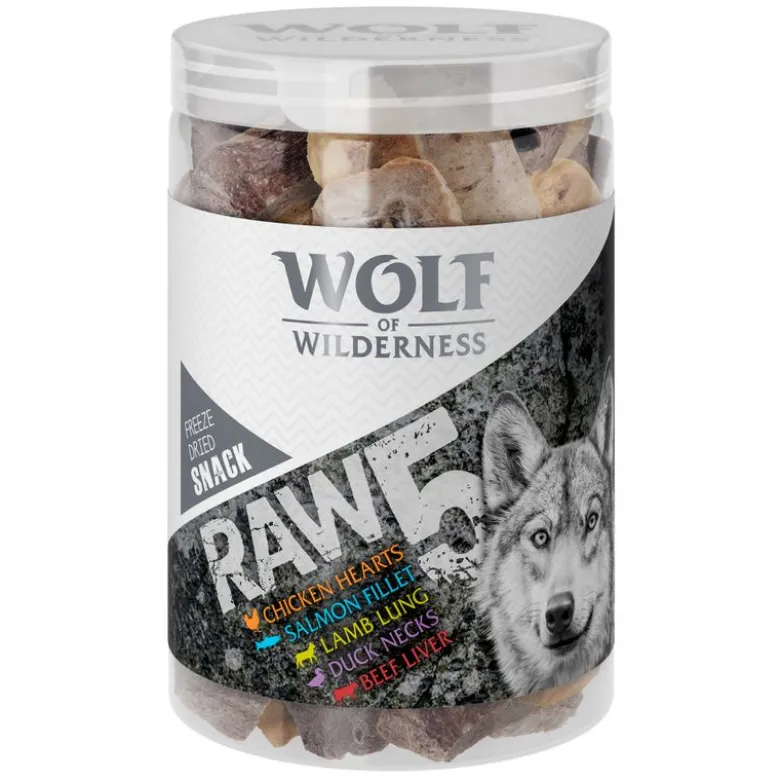 Økonomipakke Wolf of Wilderness - Raw Snacks
