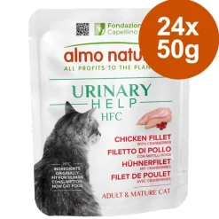 Økonomipakke: 24 x 50 g Almo Nature HFC Urinary Help