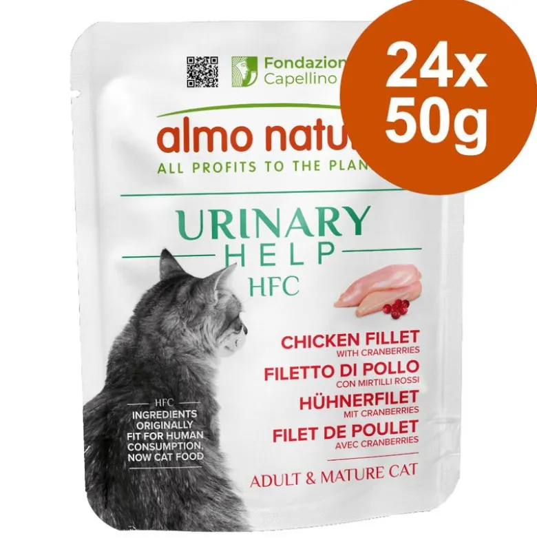 Økonomipakke: 24 x 50 g Almo Nature HFC Urinary Help