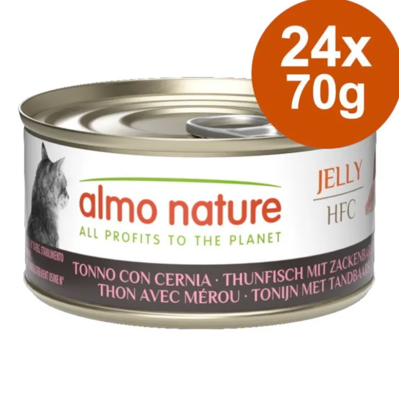 Økonomipakke: 24 x 70 g Almo Nature HFC Jelly