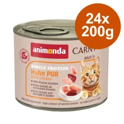 Økonomipakke: 24 x 200 g animonda Carny Single Protein Adult