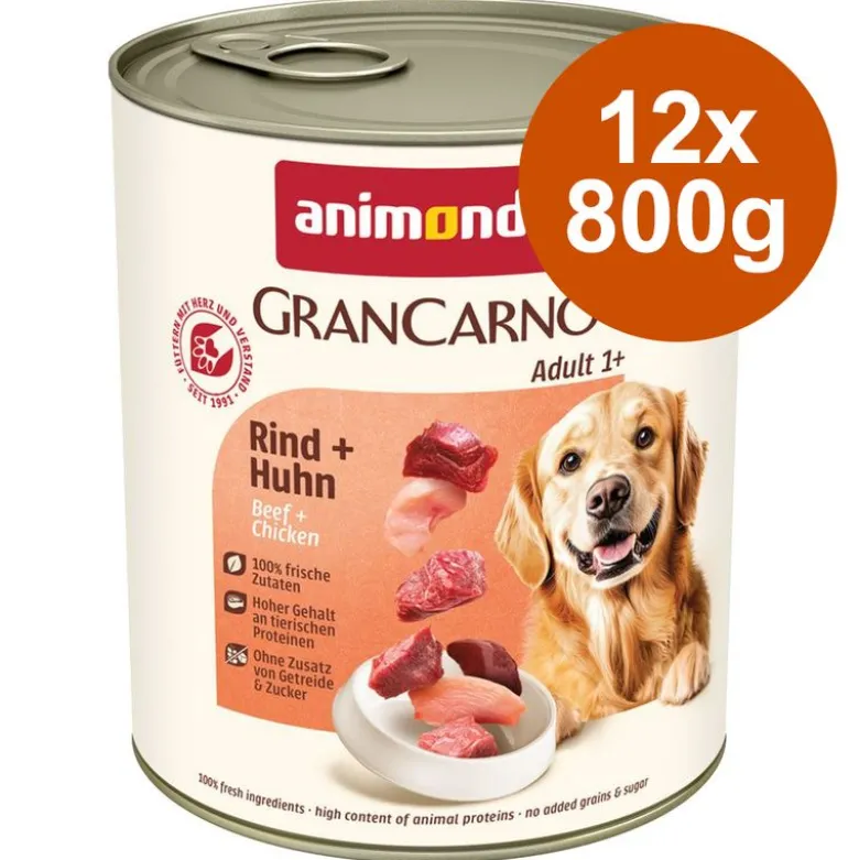 Økonomipakke: 12 x 800 g animonda GranCarno Original