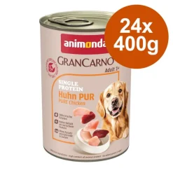 Økonomipakke: 24 x 400 g animonda GranCarno Adult Single Protein Superfoods