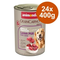Økonomipakke: 24 x 400 g animonda GranCarno Adult Single Protein Superfoods