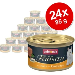 Økonomipakke: 24 x 85 g animonda Vom Feinsten Adult Mousse