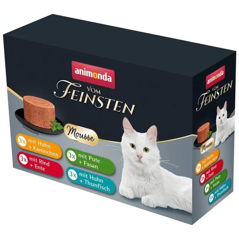 Økonomipakke: 24 x 85 g animonda Vom Feinsten Adult Mousse