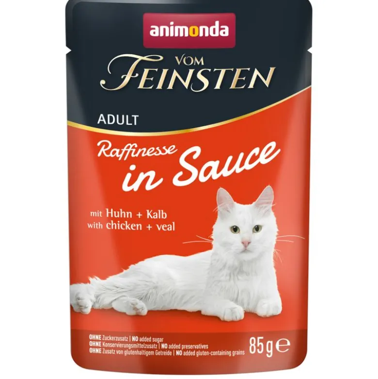 Økonomipakke: 24 x 85 g animonda vom Feinsten Adult Raffinesse i sauce