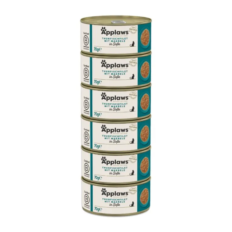Økonomipakke: 48 x 70 g Applaws Cat i sauce