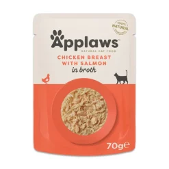 Økonomipakke: 24 x 70 g Applaws Cat Natural i bouillon