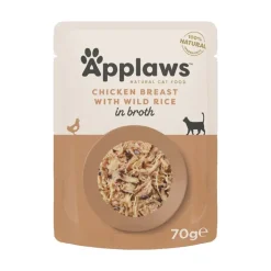Økonomipakke: 48 x 70 g Applaws Cat Natural i bouillon
