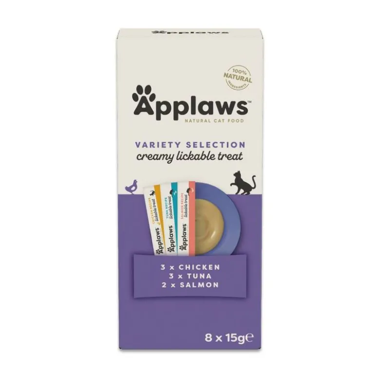 Økonomipakke: 16 x 15 g Applaws Creamy Treat