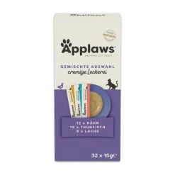 Økonomipakke: 32 x 15 g Applaws Creamy Treat