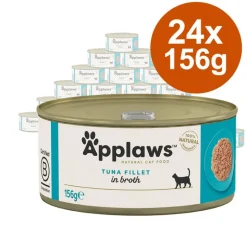 Økonomipakke: 24 x 156 g Applaws i bouillon